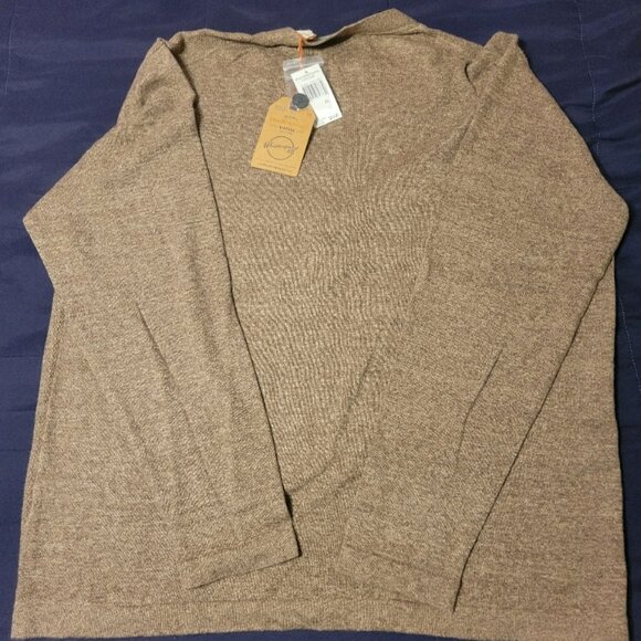 MENS XL. WEATHERPROOF VINTAGE CASHMERE CARDIGAN. - Picture 5 of 5